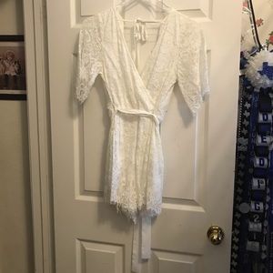 White Lace Romper